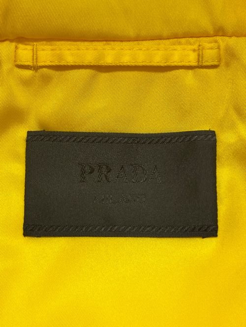 PRADA（プラダ）PRADA (プラダ) リナイロンダウンベスト イエロー サイズ:XLの古着・服飾アイテム