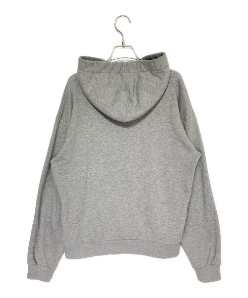 CELINE（セリーヌ）CELINE (セリーヌ) ロゴドローコードパーカー グレー サイズ:Sの古着・服飾アイテム