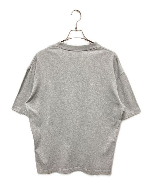 BALENCIAGA（バレンシアガ）BALENCIAGA (バレンシアガ)  ロゴ刺繍 Tシャツ グレー サイズ:Ｓの古着・服飾アイテム