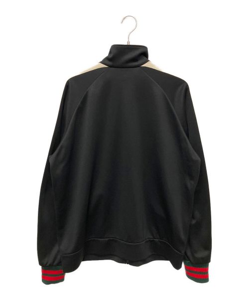 GUCCI（グッチ）GUCCI (グッチ) サイドラインテクニカルトラックジャケット ブラック サイズ:XLの古着・服飾アイテム