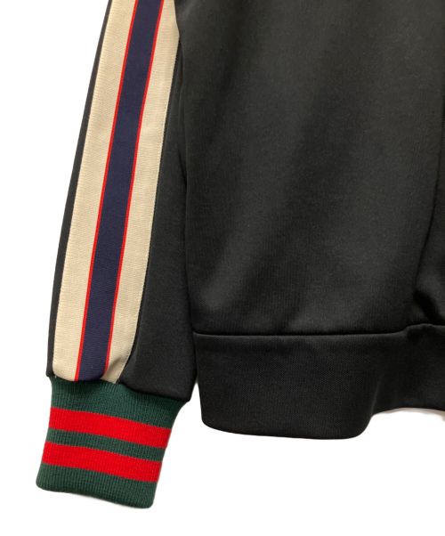 GUCCI（グッチ）GUCCI (グッチ) サイドラインテクニカルトラックジャケット ブラック サイズ:XLの古着・服飾アイテム