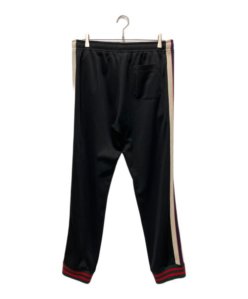 GUCCI（グッチ）GUCCI (グッチ) サイドラインテクニカルトラックパンツ ブラック サイズ:XLの古着・服飾アイテム