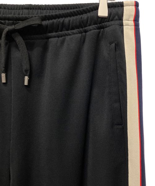 GUCCI（グッチ）GUCCI (グッチ) サイドラインテクニカルトラックパンツ ブラック サイズ:XLの古着・服飾アイテム