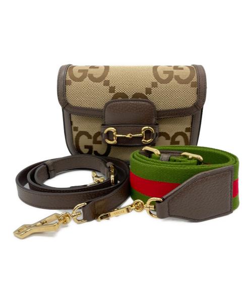 GUCCI（グッチ）GUCCI (グッチ) ショルダーバッグ ベージュの古着・服飾アイテム