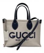 GUCCIグッチ）の古着「トートバッグ」｜ベージュ