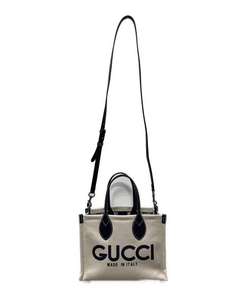 GUCCI（グッチ）GUCCI (グッチ) トートバッグ ベージュの古着・服飾アイテム