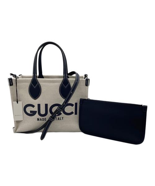 GUCCI（グッチ）GUCCI (グッチ) トートバッグ ベージュの古着・服飾アイテム