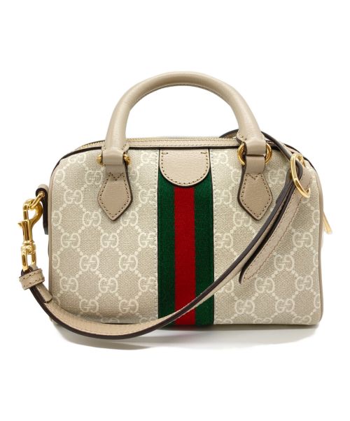 GUCCI（グッチ）GUCCI (グッチ) ショルダーバッグ　オフディア ベージュの古着・服飾アイテム