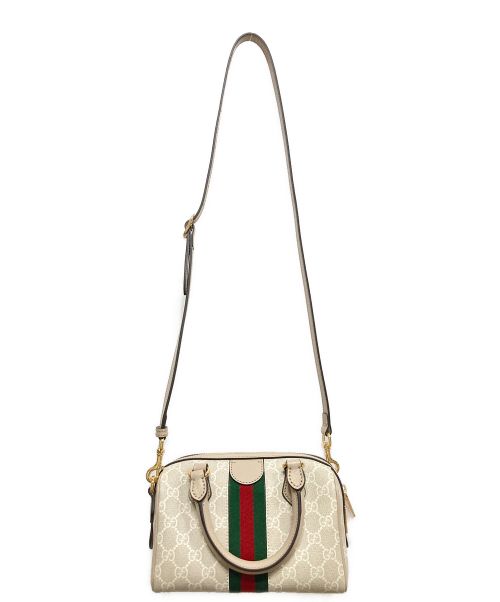 GUCCI（グッチ）GUCCI (グッチ) ショルダーバッグ　オフディア ベージュの古着・服飾アイテム