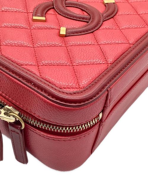 CHANEL（シャネル）CHANEL (シャネル) マトラッセCCフィリグリー レッドの古着・服飾アイテム
