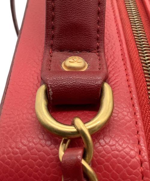 CHANEL（シャネル）CHANEL (シャネル) マトラッセCCフィリグリー レッドの古着・服飾アイテム
