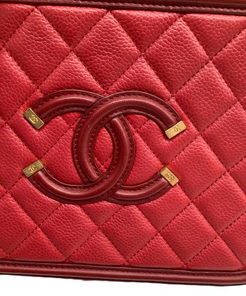 CHANEL（シャネル）CHANEL (シャネル) マトラッセCCフィリグリー レッドの古着・服飾アイテム