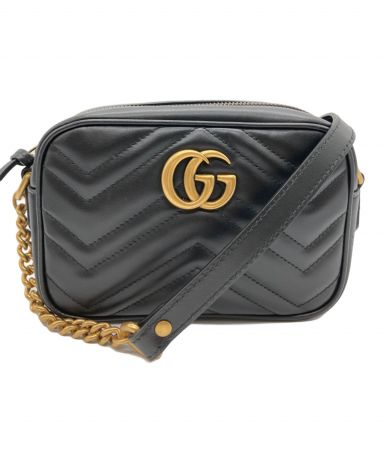 中古・古着通販】GUCCI (グッチ) チェーンショルダーバッグ GG
