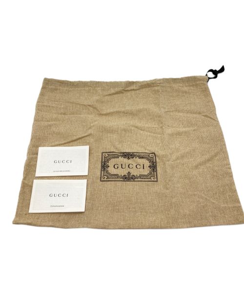 GUCCI（グッチ）GUCCI (グッチ) チェーンショルダーバッグ　GGマーモント ブラックの古着・服飾アイテム