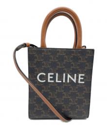 CELINE（セリーヌ）の古着「ミニショルダーバッグ トリオンフキャンバス ミニバーティカルカバ」