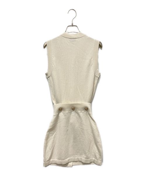CHANEL（シャネル）CHANEL (シャネル) ココボタンセットアップワンピース アイボリー サイズ:34の古着・服飾アイテム
