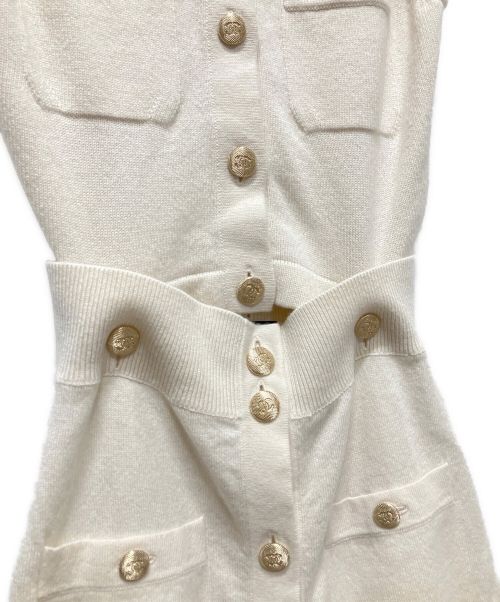 CHANEL（シャネル）CHANEL (シャネル) ココボタンセットアップワンピース アイボリー サイズ:34の古着・服飾アイテム