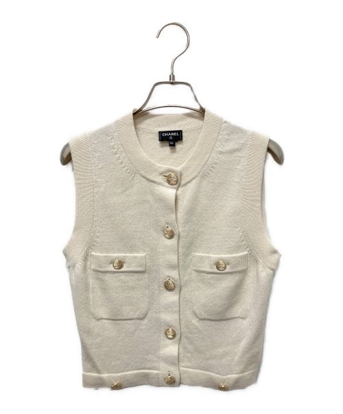 CHANEL（シャネル）CHANEL (シャネル) ココボタンセットアップワンピース アイボリー サイズ:34の古着・服飾アイテム