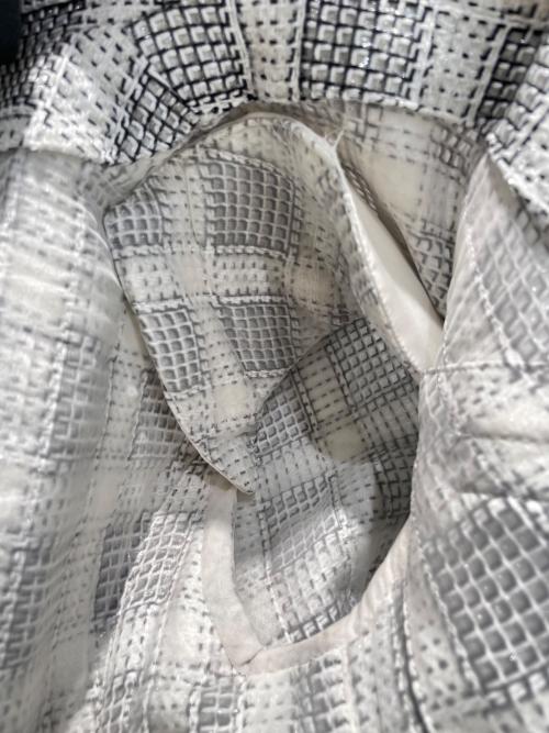 CHANEL（シャネル）CHANEL (シャネル) ココボタンツイードダブルジャケット ホワイト×ブラック サイズ:34の古着・服飾アイテム