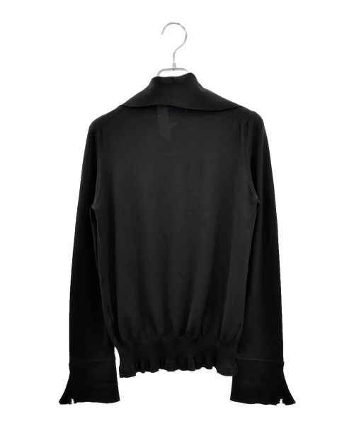 CHANEL（シャネル）CHANEL (シャネル) ココマークハーフボタンニット ブラック サイズ:36の古着・服飾アイテム