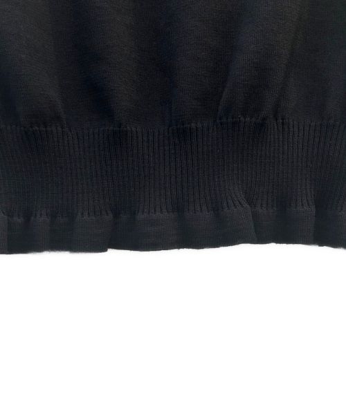 CHANEL（シャネル）CHANEL (シャネル) ココマークハーフボタンニット ブラック サイズ:36の古着・服飾アイテム