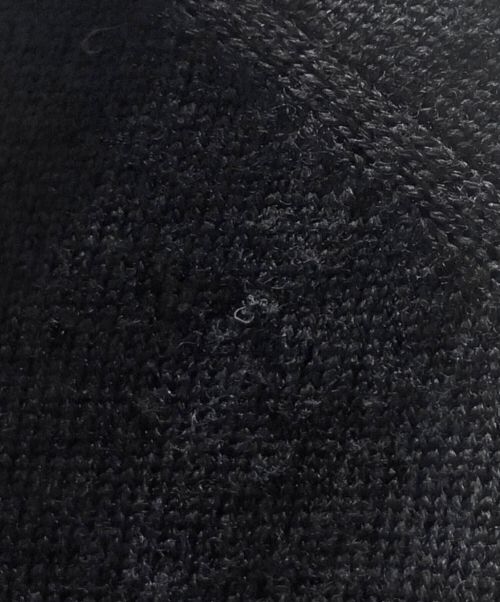 CHANEL（シャネル）CHANEL (シャネル) ココマークハーフボタンニット ブラック サイズ:36の古着・服飾アイテム