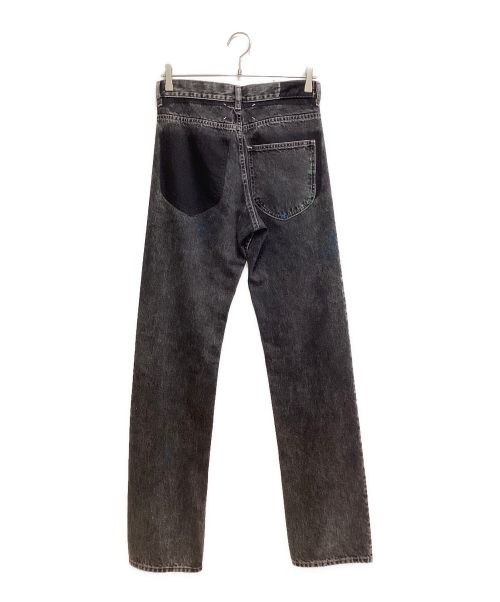 Maison Margiela（メゾンマルジェラ）Maison Margiela (メゾンマルジェラ) Paint straight jeans（ペイントストレートジーンズ） ブラック サイズ:30の古着・服飾アイテム