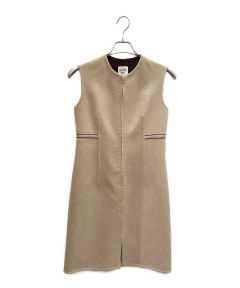 中古・古着通販】HERMES (エルメス) カシミヤ ジップベスト コート 