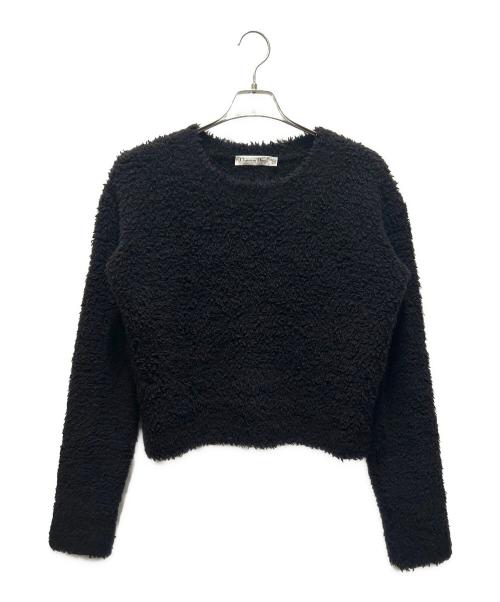 Christian Dior（クリスチャン ディオール）Christian Dior (クリスチャン ディオール) J'A DIORテディニット ブラック サイズ:40の古着・服飾アイテム