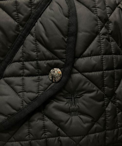 Christian Dior（クリスチャン ディオール）Christian Dior (クリスチャン ディオール) キルティングリバーシブルボンバージャケット ブラック サイズ:42の古着・服飾アイテム