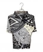 PLEATS PLEASEプリーツプリーズ）の古着「プリーツカットソー」｜ブラック