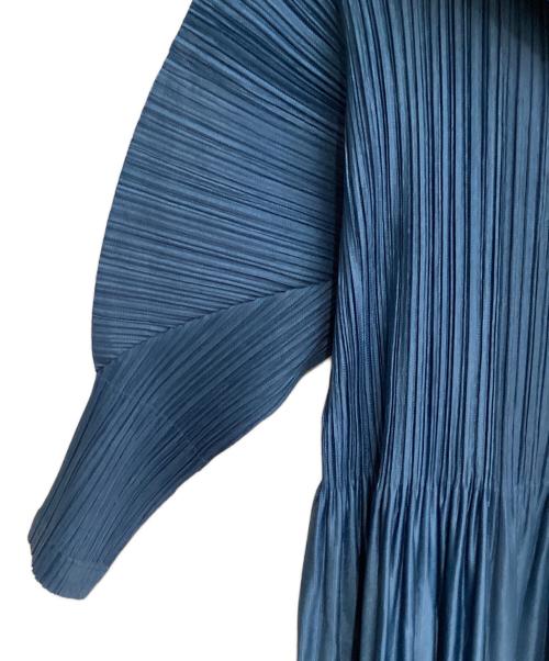 PLEATS PLEASE（プリーツプリーズ）PLEATS PLEASE (プリーツプリーズ) プリーツワンピース ネイビー サイズ:5の古着・服飾アイテム