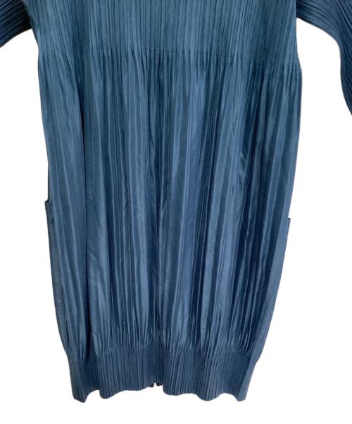 PLEATS PLEASE（プリーツプリーズ）PLEATS PLEASE (プリーツプリーズ) プリーツワンピース ネイビー サイズ:5の古着・服飾アイテム