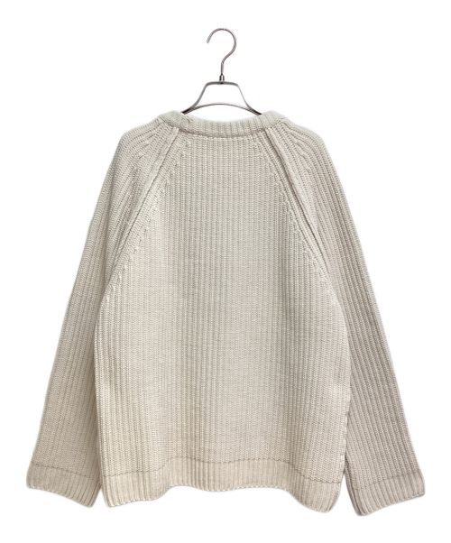 Maison Margiela（メゾンマルジェラ）Maison Margiela (メゾンマルジェラ) Nylon Cable Knit (ナイロンケーブルニット) ベージュ サイズ:Mの古着・服飾アイテム