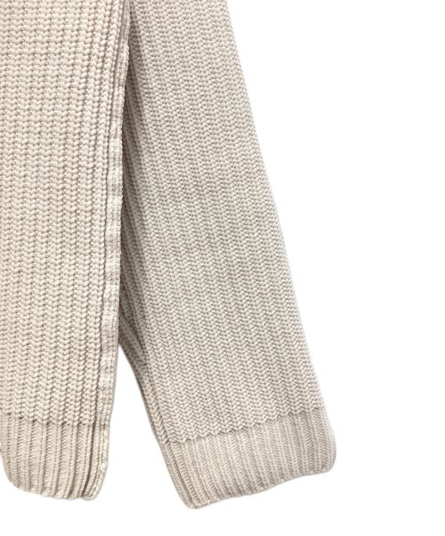 Maison Margiela（メゾンマルジェラ）Maison Margiela (メゾンマルジェラ) Nylon Cable Knit (ナイロンケーブルニット) ベージュ サイズ:Mの古着・服飾アイテム
