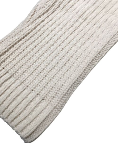 Maison Margiela（メゾンマルジェラ）Maison Margiela (メゾンマルジェラ) Nylon Cable Knit (ナイロンケーブルニット) ベージュ サイズ:Mの古着・服飾アイテム