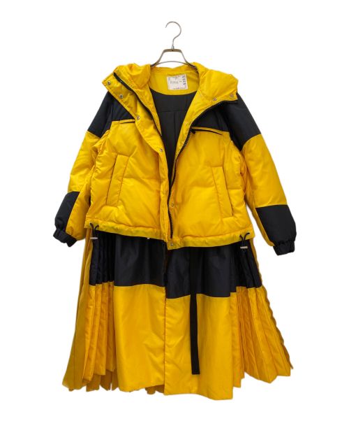 sacai（サカイ）sacai (サカイ) レイヤーコート イエロー サイズ:3の古着・服飾アイテム