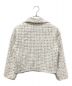 CHANEL (シャネル) ツイードジップアップジャケット ホワイト サイズ:38：360000円