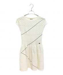 CHANEL（シャネル）の古着「レースワンピース」｜ホワイト