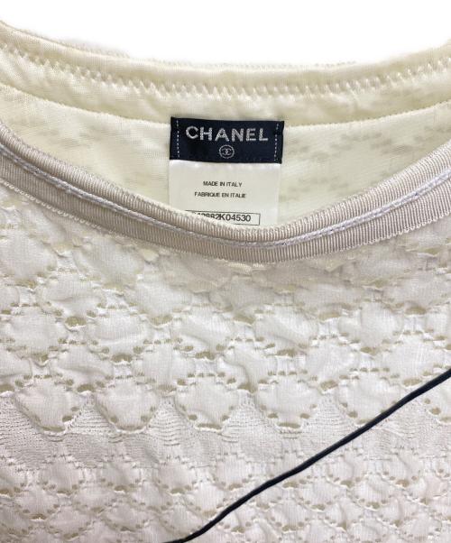 CHANEL（シャネル）CHANEL (シャネル) レースワンピース ホワイト サイズ:36の古着・服飾アイテム