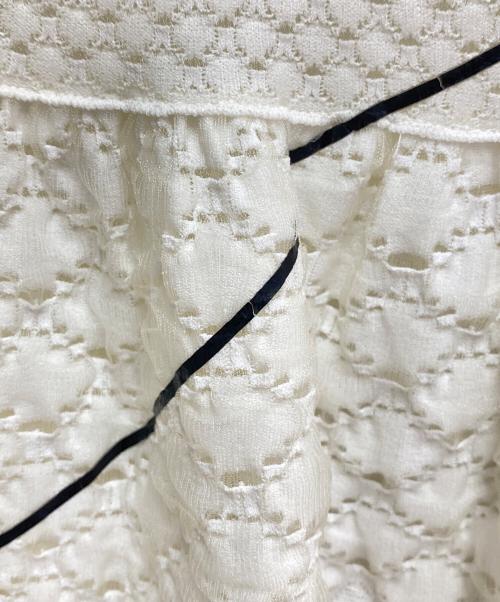 CHANEL（シャネル）CHANEL (シャネル) レースワンピース ホワイト サイズ:36の古着・服飾アイテム