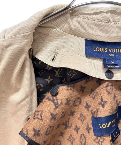 LOUIS VUITTON（ルイ ヴィトン）LOUIS VUITTON (ルイ ヴィトン) モノグラムライナートレンチコート ベージュ サイズ:34の古着・服飾アイテム