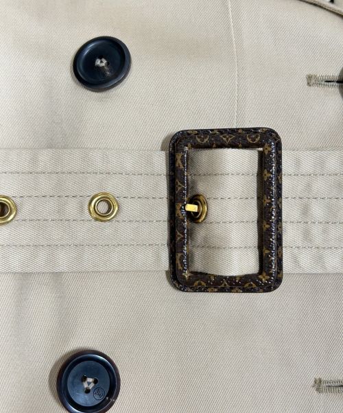 LOUIS VUITTON（ルイ ヴィトン）LOUIS VUITTON (ルイ ヴィトン) モノグラムライナートレンチコート ベージュ サイズ:34の古着・服飾アイテム