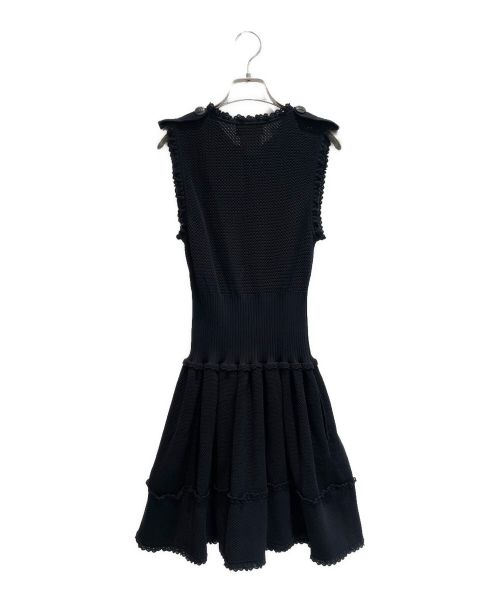 CHANEL（シャネル）CHANEL (シャネル) ココマークボタンノースリーブワンピース ブラック サイズ:34の古着・服飾アイテム