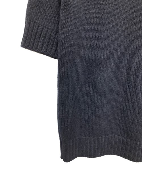 Christian Dior（クリスチャン ディオール）Christian Dior (クリスチャン ディオール) カシミアリボンニット ネイビー サイズ:38の古着・服飾アイテム