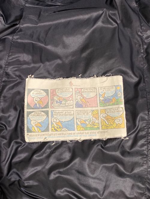 MONCLER（モンクレール）MONCLER (モンクレール) LON/Down Jacket（ロン/ダウンジャケット） ネイビー サイズ:1の古着・服飾アイテム