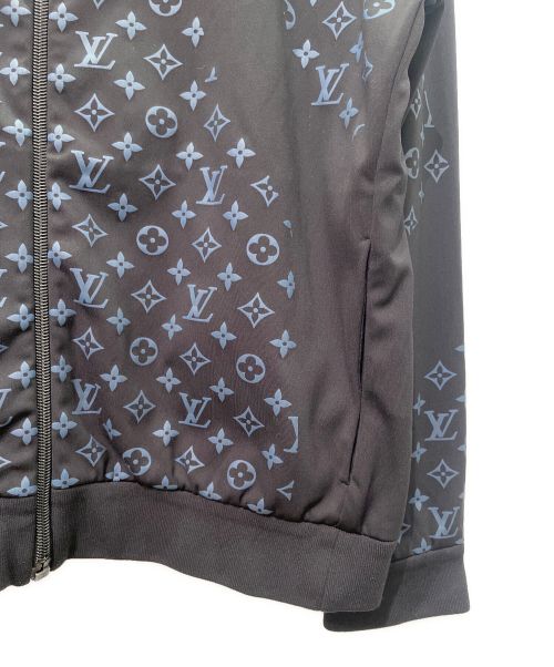 LOUIS VUITTON（ルイ ヴィトン）LOUIS VUITTON (ルイ ヴィトン) ハイブリットジップスルー モノグラム パーカー ブラック サイズ:Mの古着・服飾アイテム