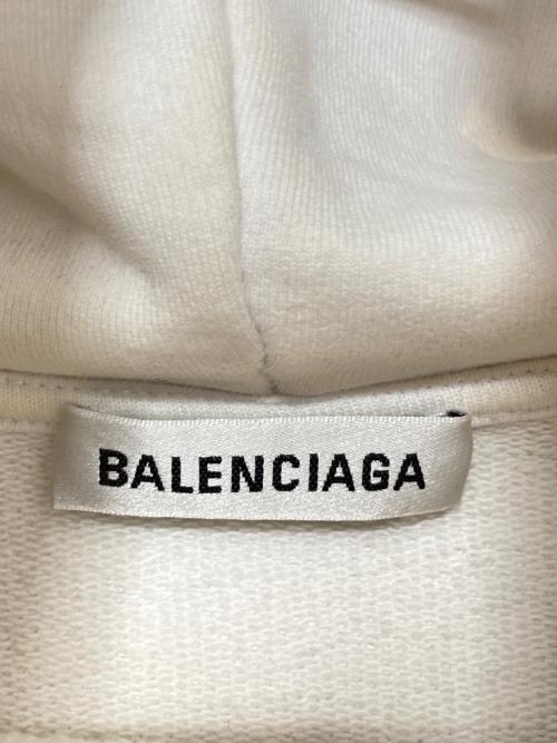 BALENCIAGA（バレンシアガ）BALENCIAGA (バレンシアガ) POLITICAL CAMPAIGN HOODIE ホワイト サイズ:Sの古着・服飾アイテム
