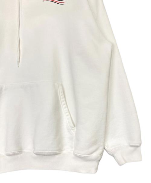 BALENCIAGA（バレンシアガ）BALENCIAGA (バレンシアガ) POLITICAL CAMPAIGN HOODIE ホワイト サイズ:Sの古着・服飾アイテム