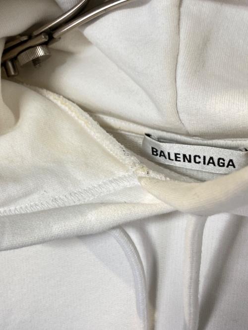 BALENCIAGA（バレンシアガ）BALENCIAGA (バレンシアガ) POLITICAL CAMPAIGN HOODIE ホワイト サイズ:Sの古着・服飾アイテム